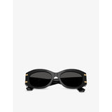 Dolce & Gabbana oval-frame acetate sunglasses DG4502 (British brand)