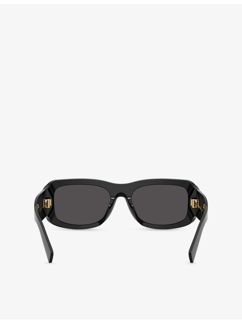 Dolce & Gabbana DG4503 rectangular acetate sunglasses - British product