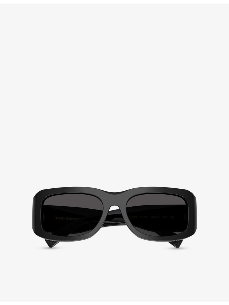 Dolce & Gabbana DG4503 rectangular acetate sunglasses - British product