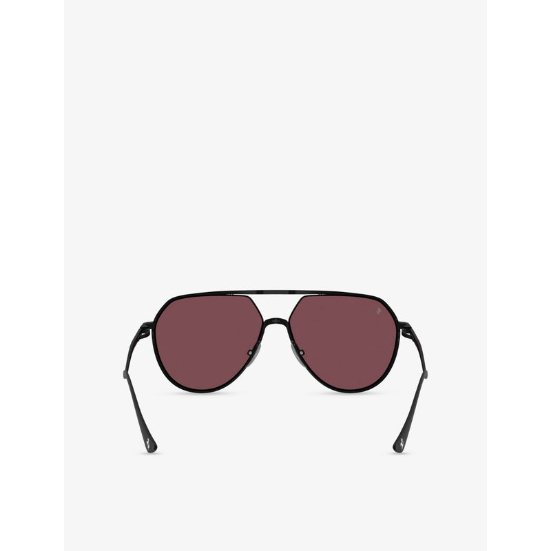 Ferrari pilot-frame metal sunglasses FH1021T, imported from the UK