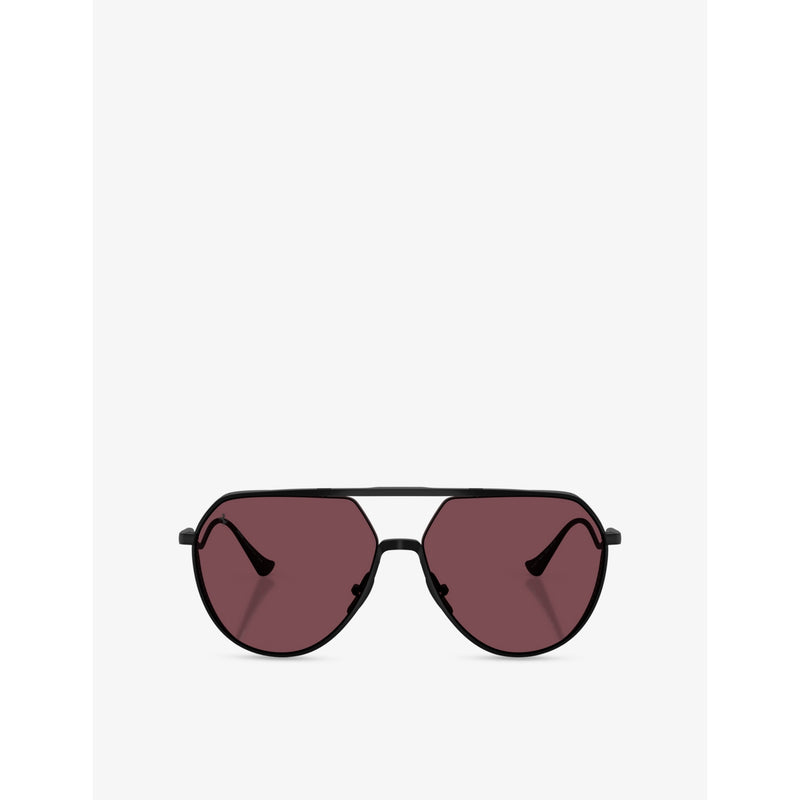 Ferrari pilot-frame metal sunglasses FH1021T, imported from the UK