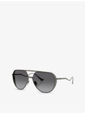 Ferrari pilot-frame metal sunglasses, imported from the UK