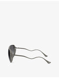 Ferrari pilot-frame metal sunglasses, imported from the UK