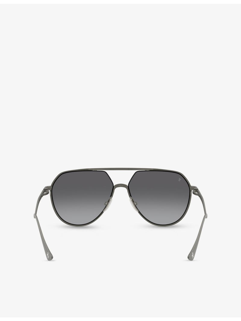 Ferrari pilot-frame metal sunglasses, imported from the UK