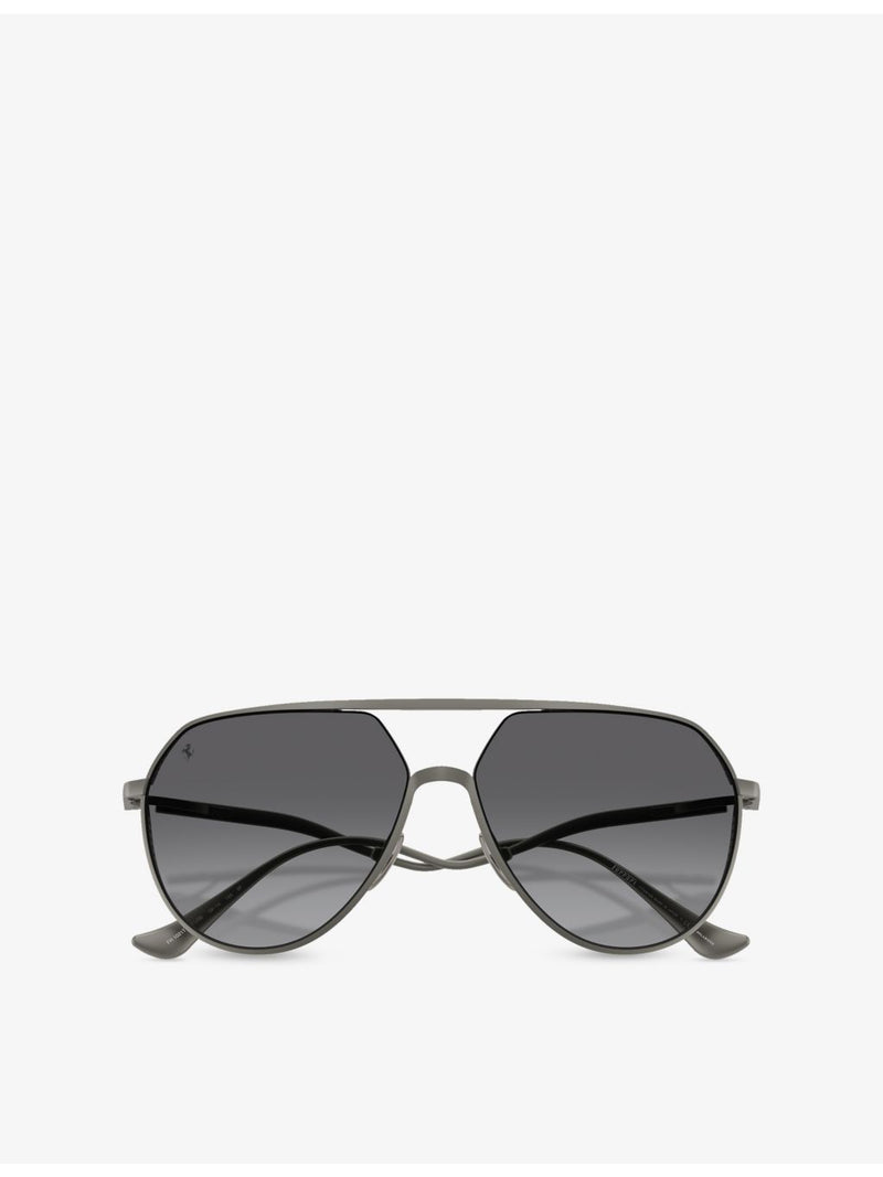 Ferrari pilot-frame metal sunglasses, imported from the UK