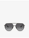 Ferrari pilot-frame metal sunglasses, imported from the UK