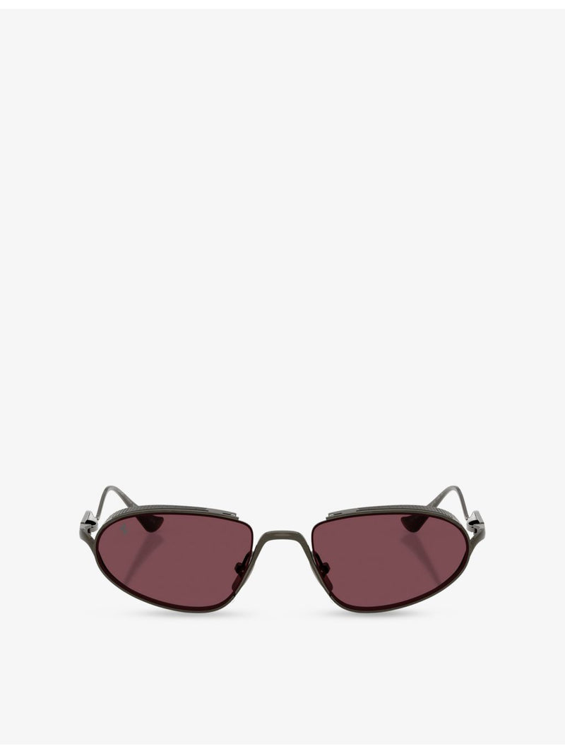 Ferrari FH1022T oval metal sunglasses, imported from the UK