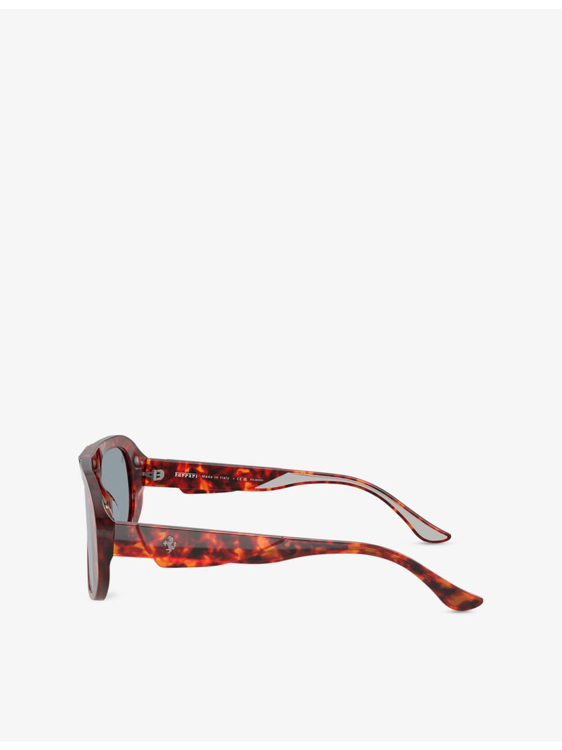 Ferrari FH2014U pillow-frame acetate sunglasses, UK version