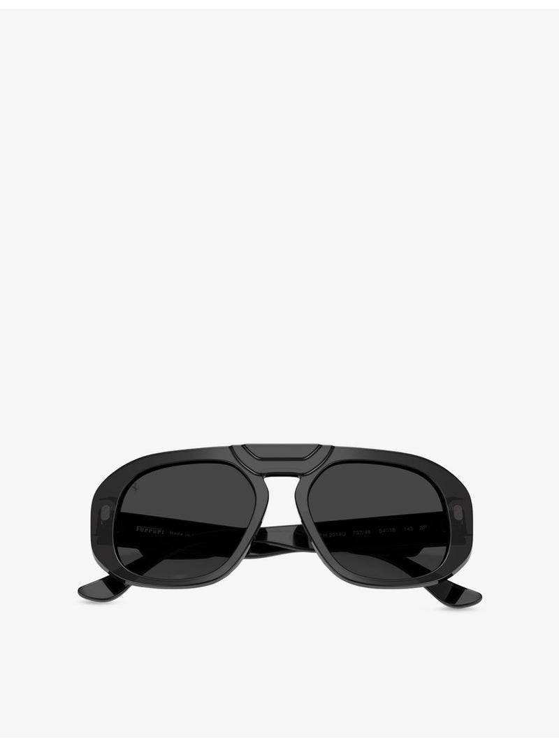 Ferrari FH2014U pillow-frame acetate sunglasses, UK version