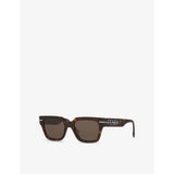 Fendi square-frame acetate sunglasses tortoiseshell, imported from the UK