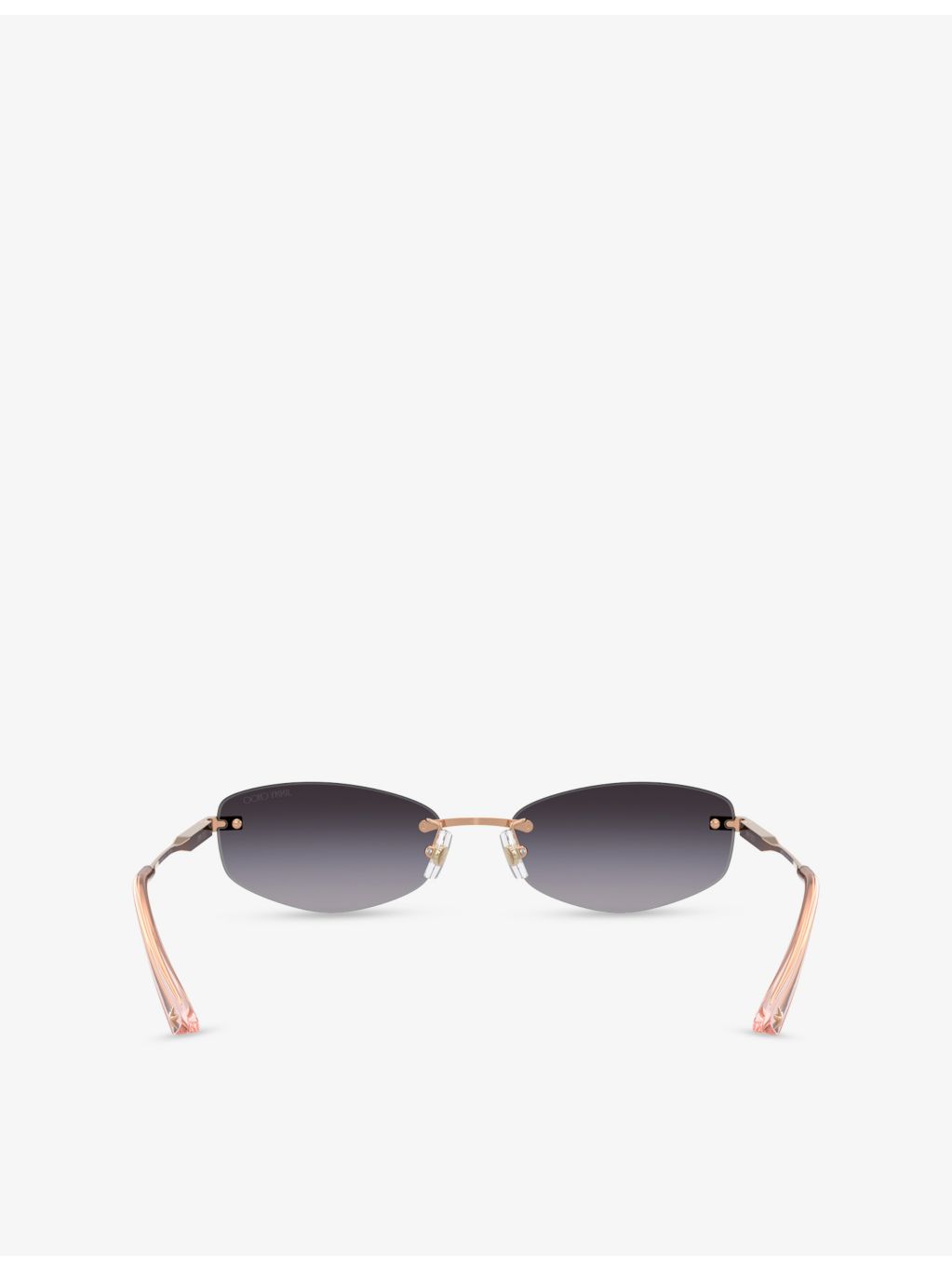 Jimmy Choo JC4013D oval-frame metal sunglasses (British brand)