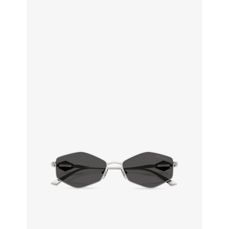 Jimmy Choo JC4017 oval metal frame sunglasses - British product