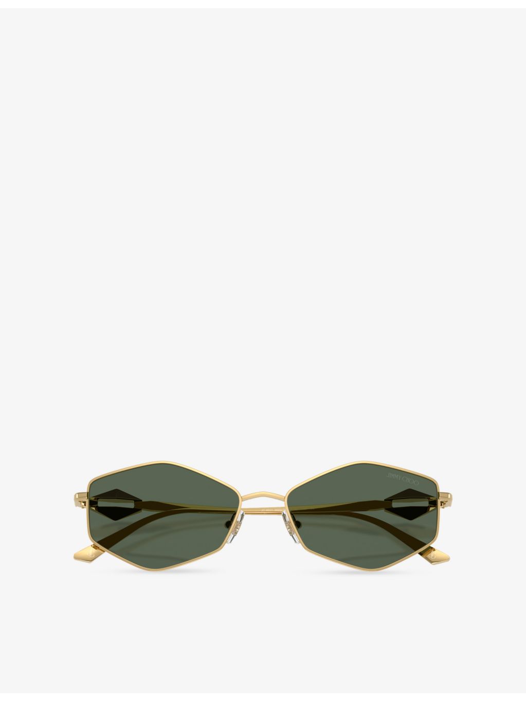 Jimmy Choo JC4017 oval-frame metal sunglasses - British product