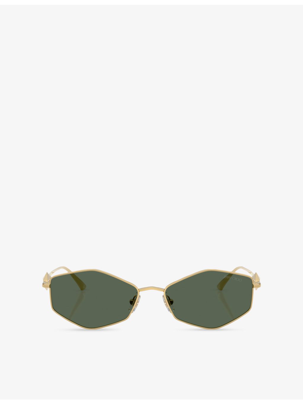 Jimmy Choo JC4017 oval-frame metal sunglasses - British product