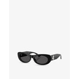 Jimmy Choo oval-frame acetate sunglasses (British brand)