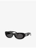Jimmy Choo oval-frame acetate sunglasses (British brand)