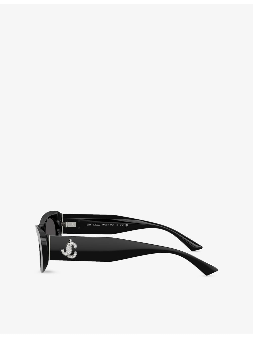Jimmy Choo oval-frame acetate sunglasses (British brand)