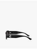 Jimmy Choo oval-frame acetate sunglasses (British brand)