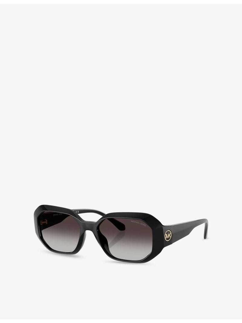Michael Kors Siesta Key irregular frame acetate sunglasses - British product