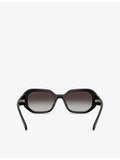 Michael Kors Siesta Key irregular frame acetate sunglasses - British product