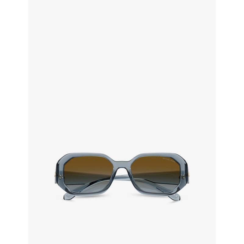 Michael Kors irregular-frame acetate sunglasses MK2240U - British product