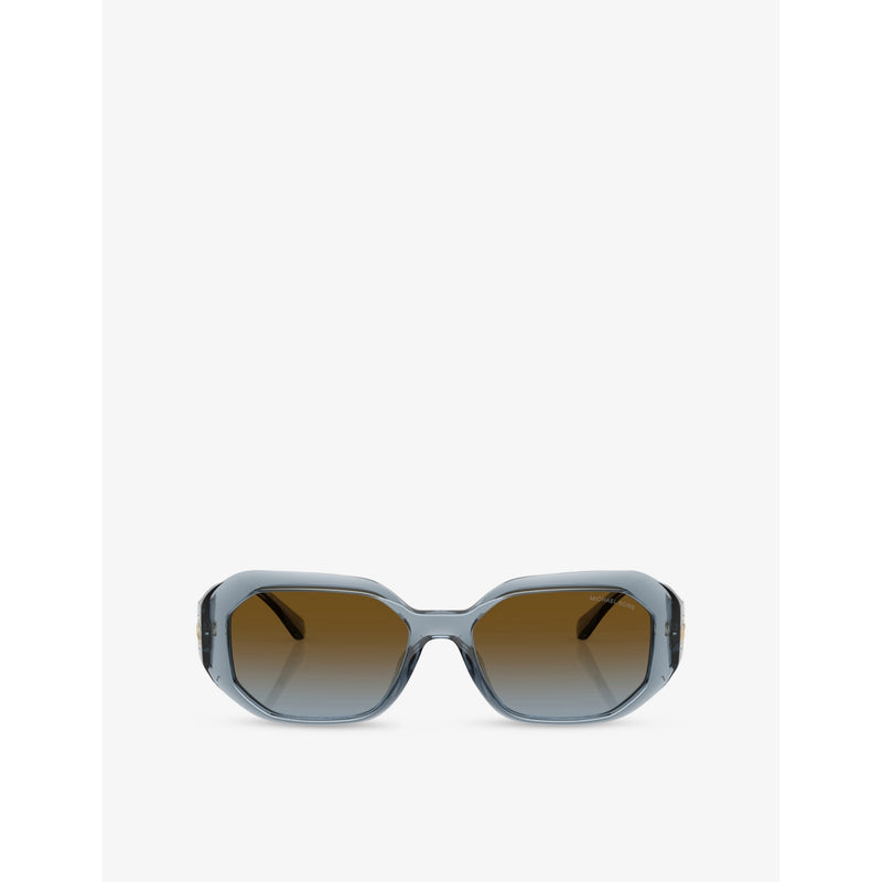 Michael Kors irregular-frame acetate sunglasses MK2240U - British product