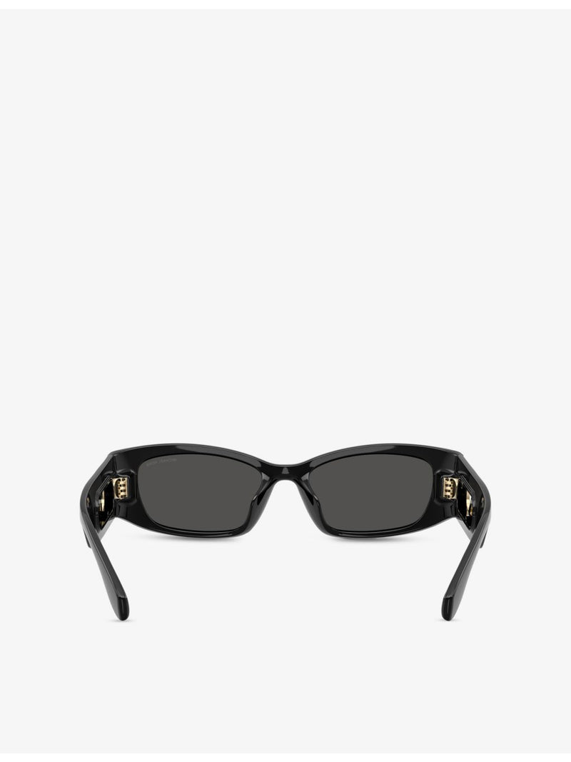 Michael Kors Rhodes rectangular acetate sunglasses - British product
