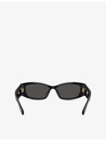 Michael Kors Rhodes rectangular acetate sunglasses - British product