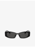 Michael Kors Rhodes rectangular acetate sunglasses - British product