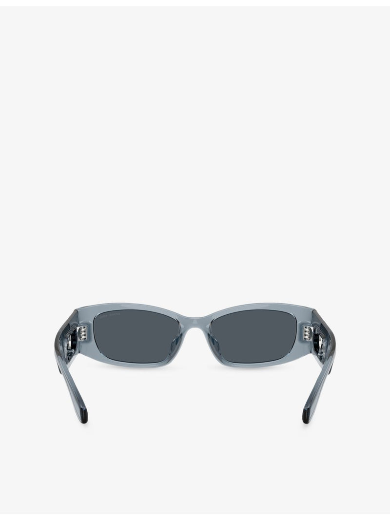 Michael Kors sunglasses rectangular acetate frame MK2243U, UK version