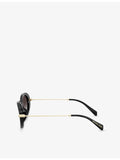 Michael Kors Rockaway round-frame acetate sunglasses MK2245U - British product