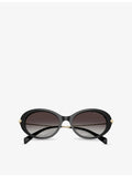 Michael Kors Rockaway round-frame acetate sunglasses MK2245U - British product
