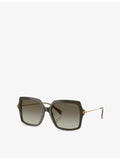 Michael Kors square-frame acetate sunglasses MK2247U - British product
