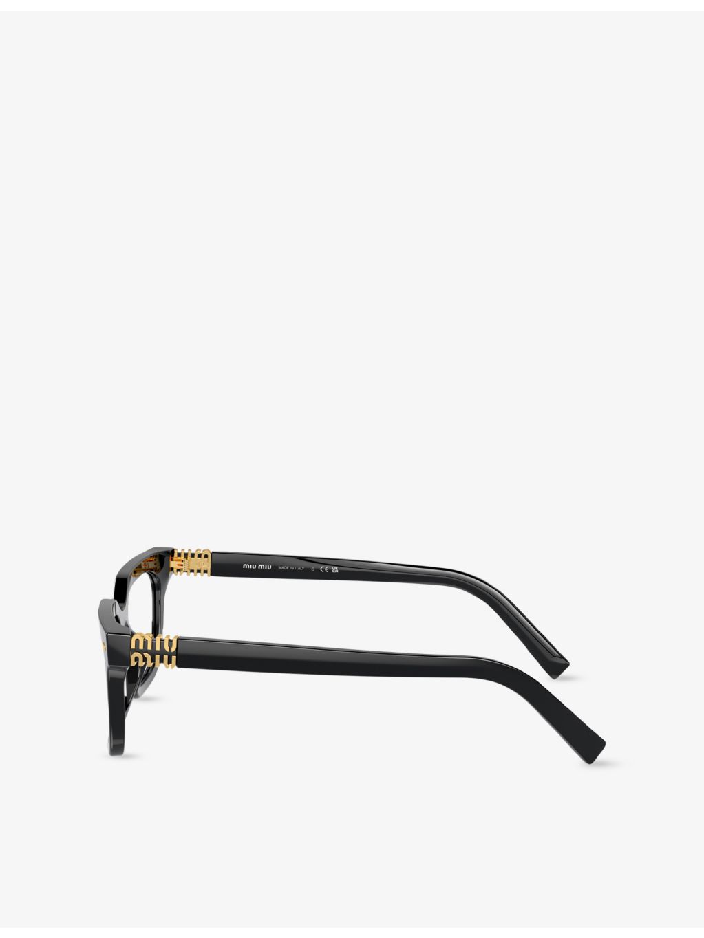 Miu Miu rectangle-frame acetate glasses MU 07XV, UK version