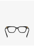 Miu Miu rectangle-frame acetate glasses MU 07XV, UK version