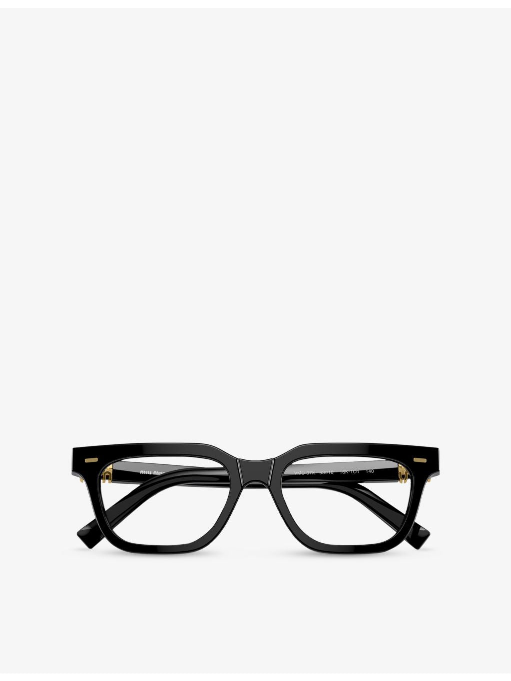 Miu Miu rectangle-frame acetate glasses MU 07XV, UK version