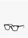 Miu Miu rectangle-frame acetate glasses MU 07XV, UK version