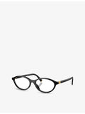 Miu Miu MU 09XV acetate glasses with oval frame - British product