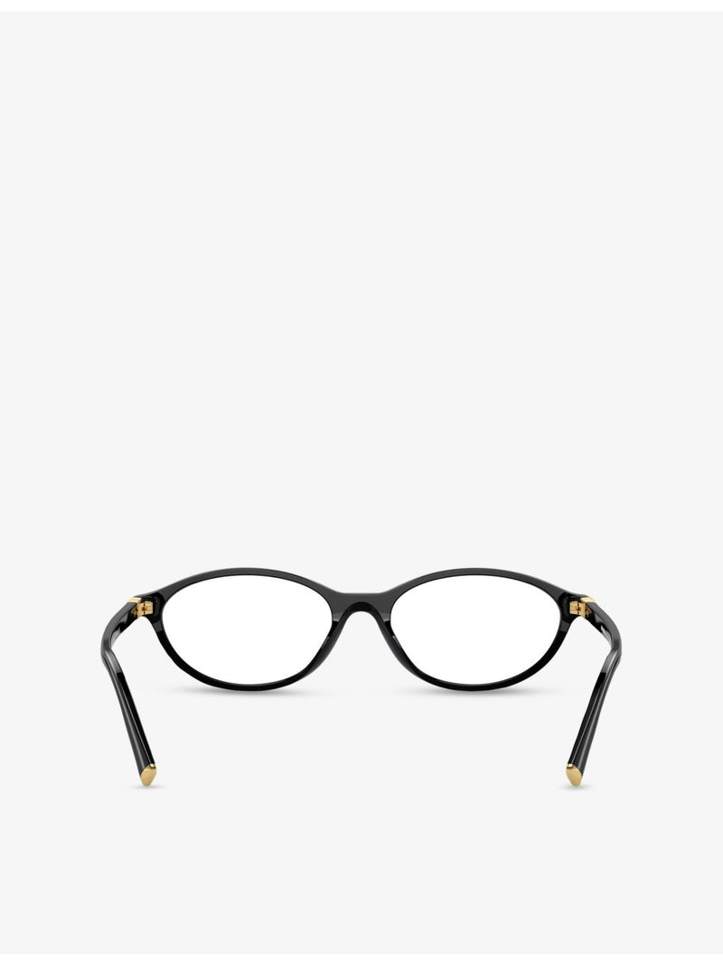 Miu Miu MU 09XV acetate glasses with oval frame - British product
