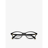 Miu Miu MU 09XV acetate glasses with oval frame - British product