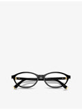 Miu Miu MU 09XV acetate glasses with oval frame - British product