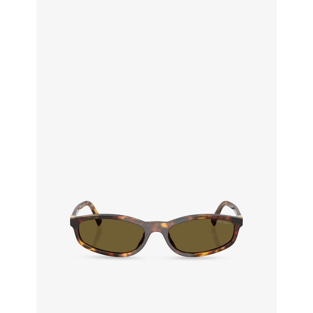 Miu Miu sunglasses oval-frame acetate tortoiseshell (British brand)