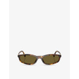 Miu Miu sunglasses oval-frame acetate tortoiseshell (British brand)