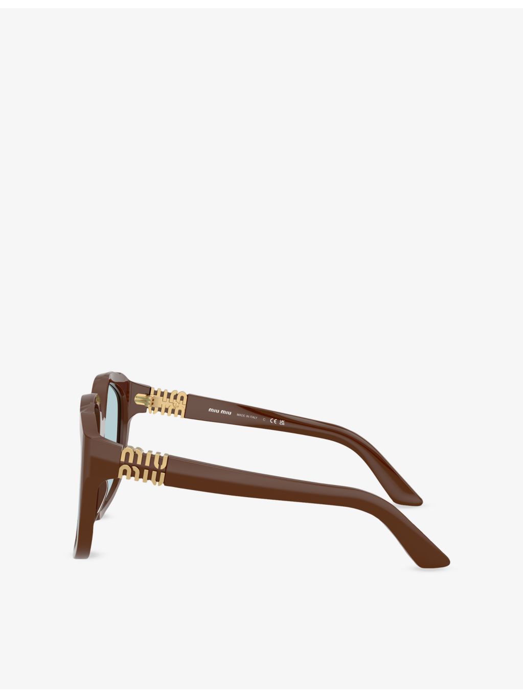 Miu Miu MU A07S irregular-frame acetate sunglasses (British brand)