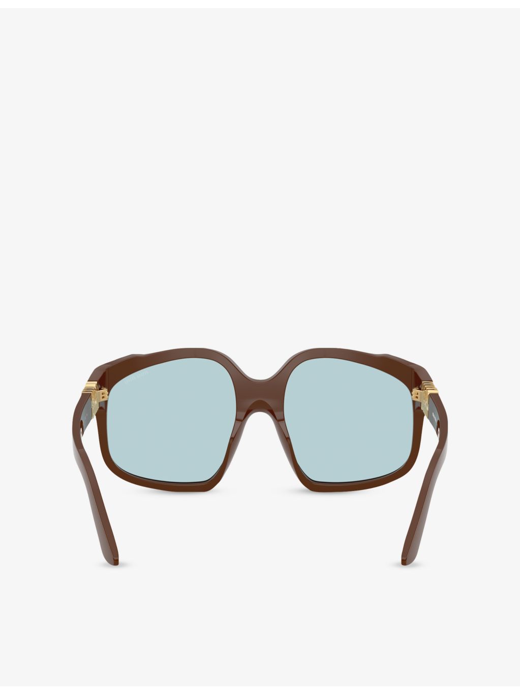 Miu Miu MU A07S irregular-frame acetate sunglasses (British brand)