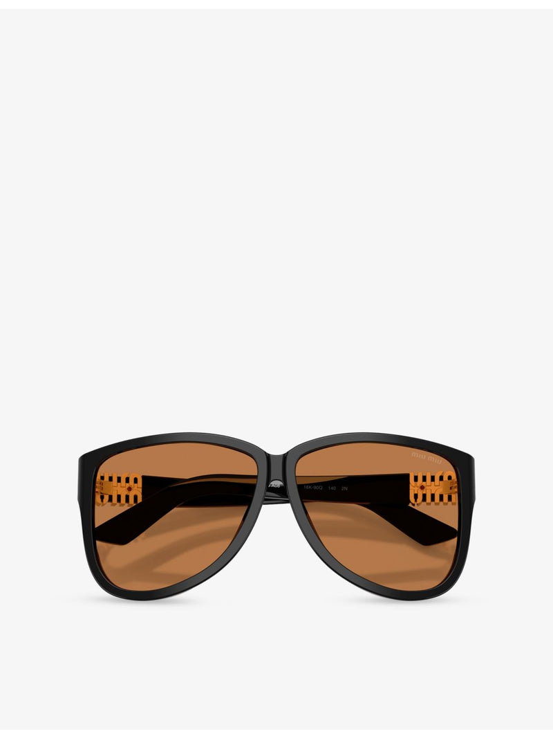 Miu Miu pilot-frame acetate sunglasses, MU A08S (British brand)