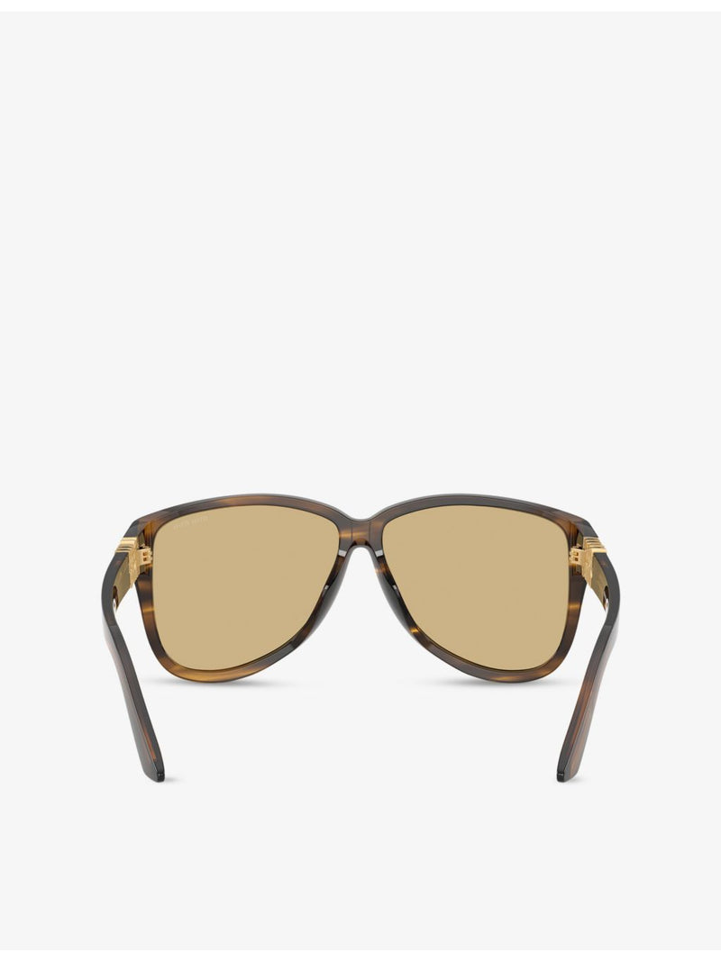Miu Miu pilot-frame acetate sunglasses lens width 6.1cm (British brand)
