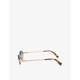 Miu Miu oval-frame metal sunglasses MU A54S - British product