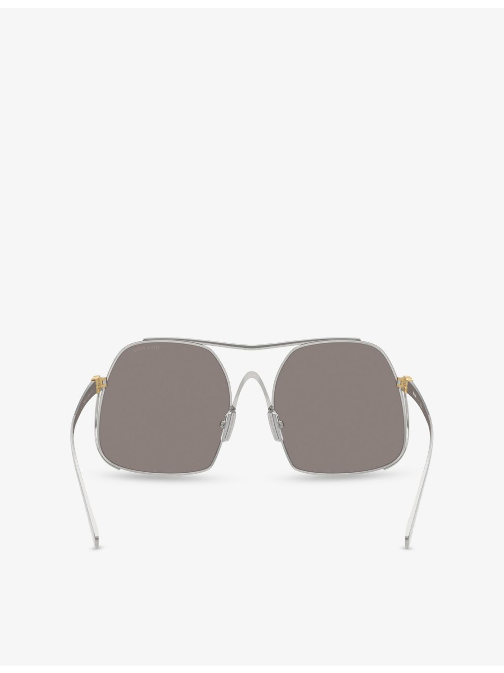 Miu Miu MU A55S square metal sunglasses - British product