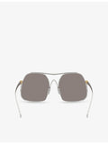 Miu Miu MU A55S square metal sunglasses - British product